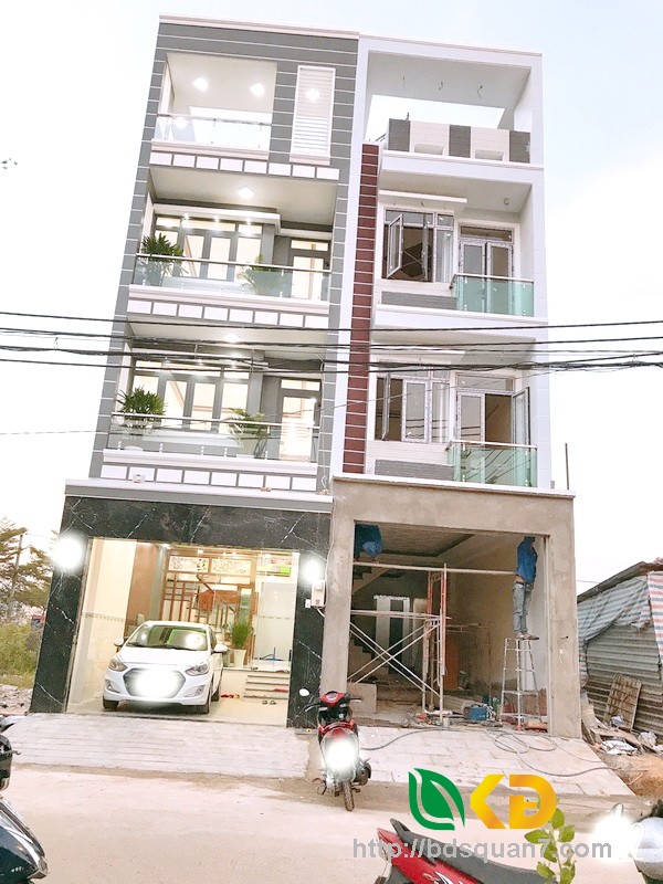 Bán nhà 2 lầu đường 10m KDC Sài Gòn Mới Huỳnh Tấn Phát Nhà Bè.
